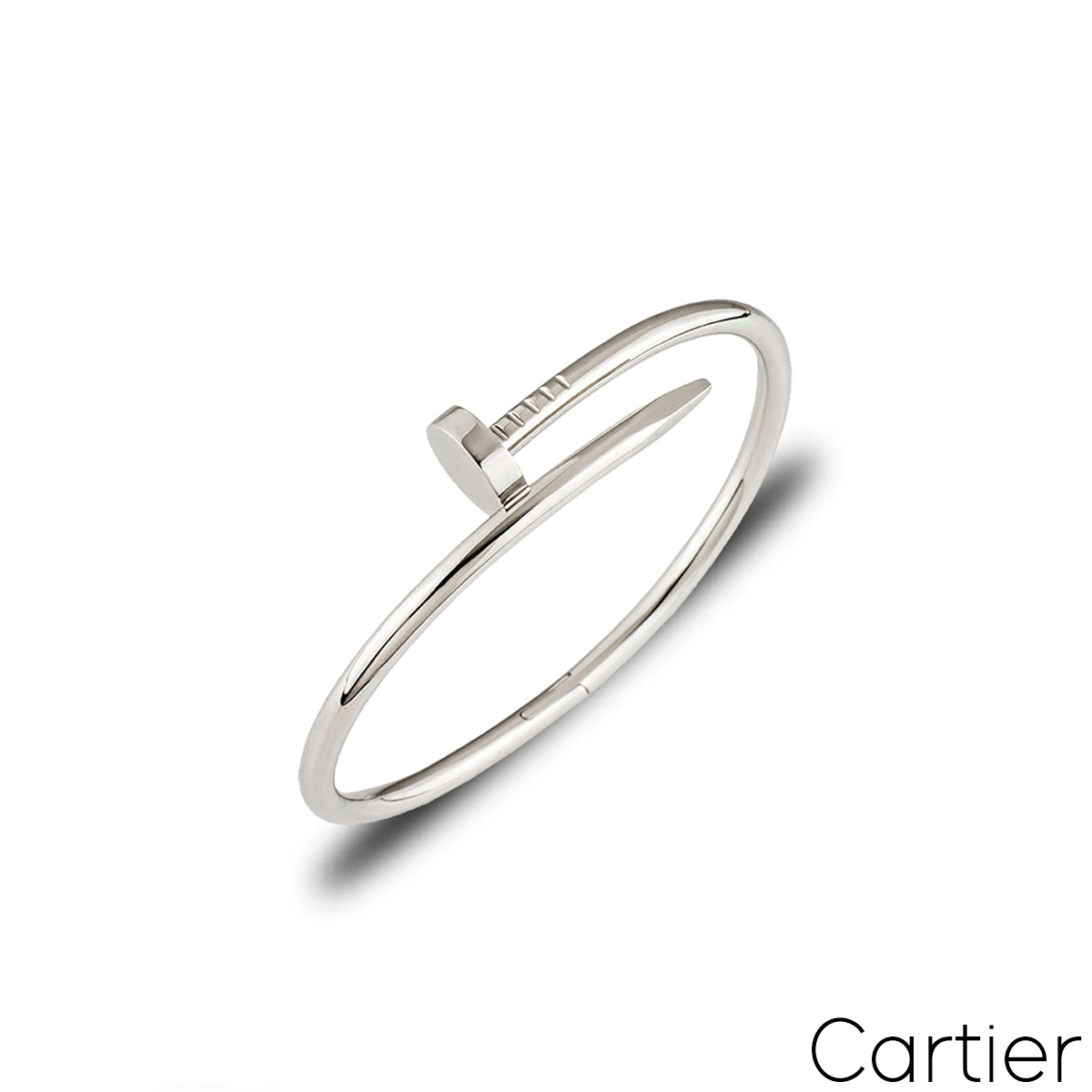 cartier white gold nail ring